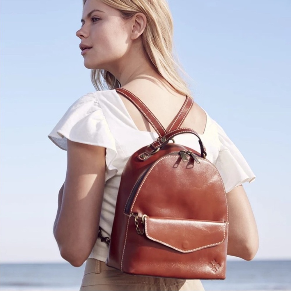 Patricia Nash Montioni Convertible Leather Backpack
